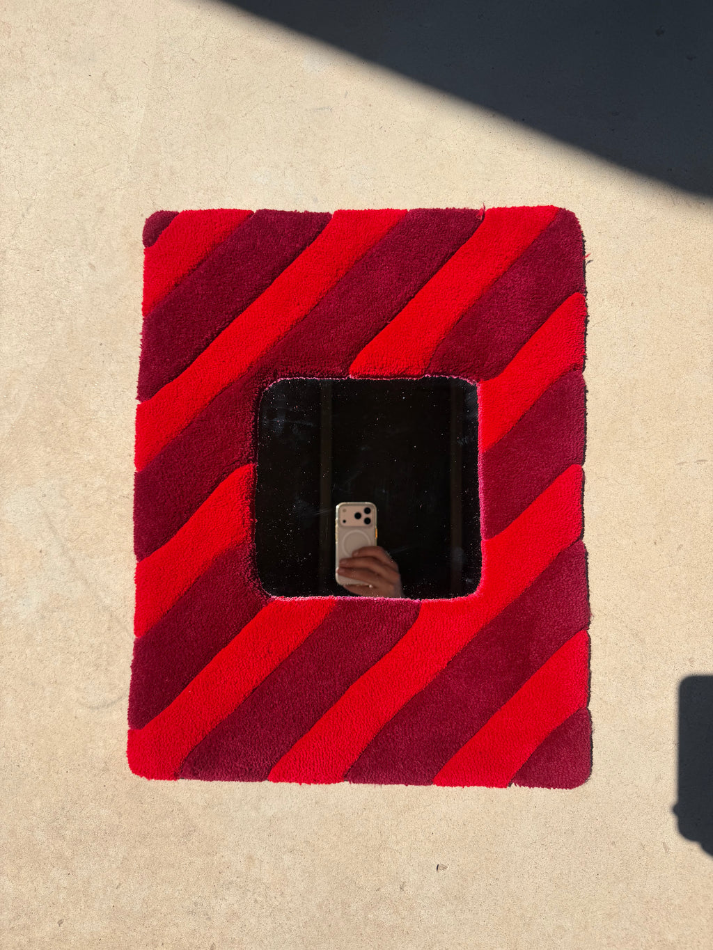 Custom Striped Mirror