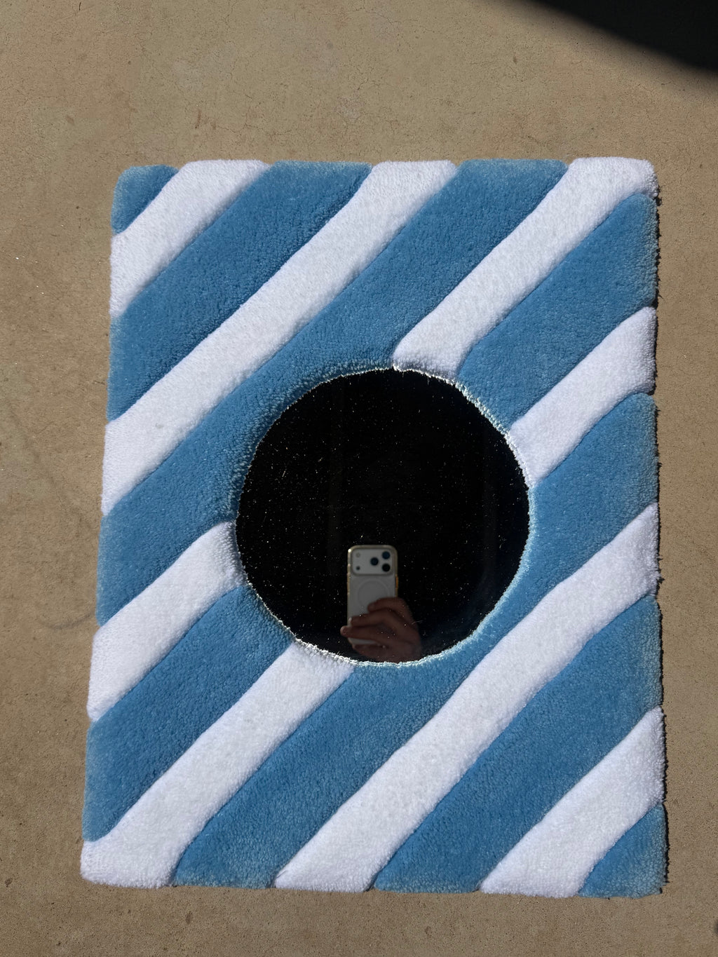 Custom Striped Mirror