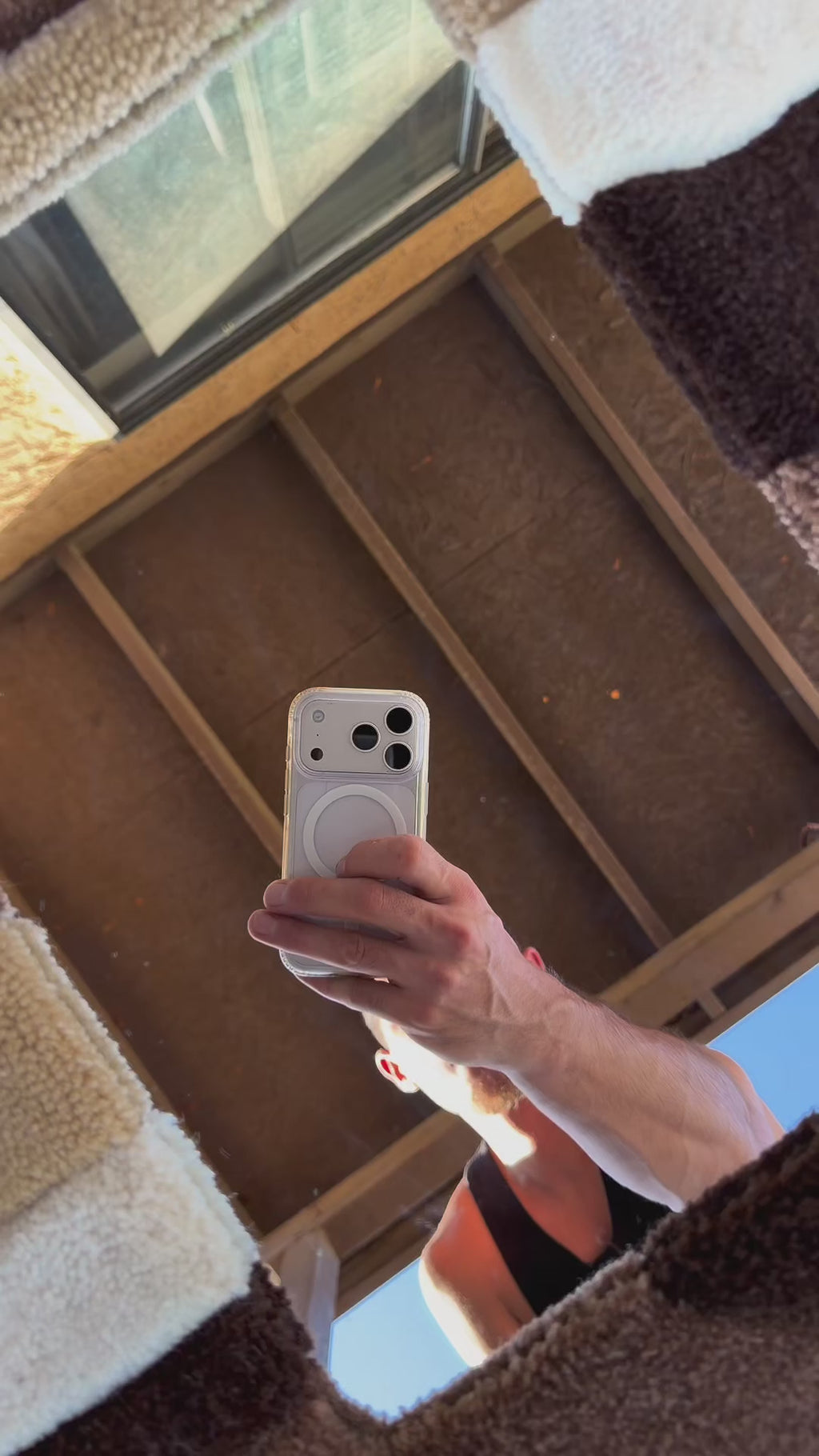 Custom Striped Mirror